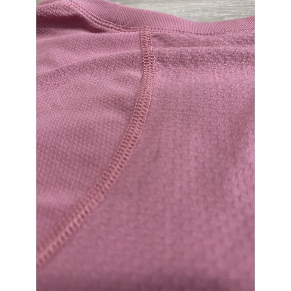 Athleta Pink Momentum Tee Women's Size M Dusty Rose Athleisure Active T Shirt - Picture 8 of 14
